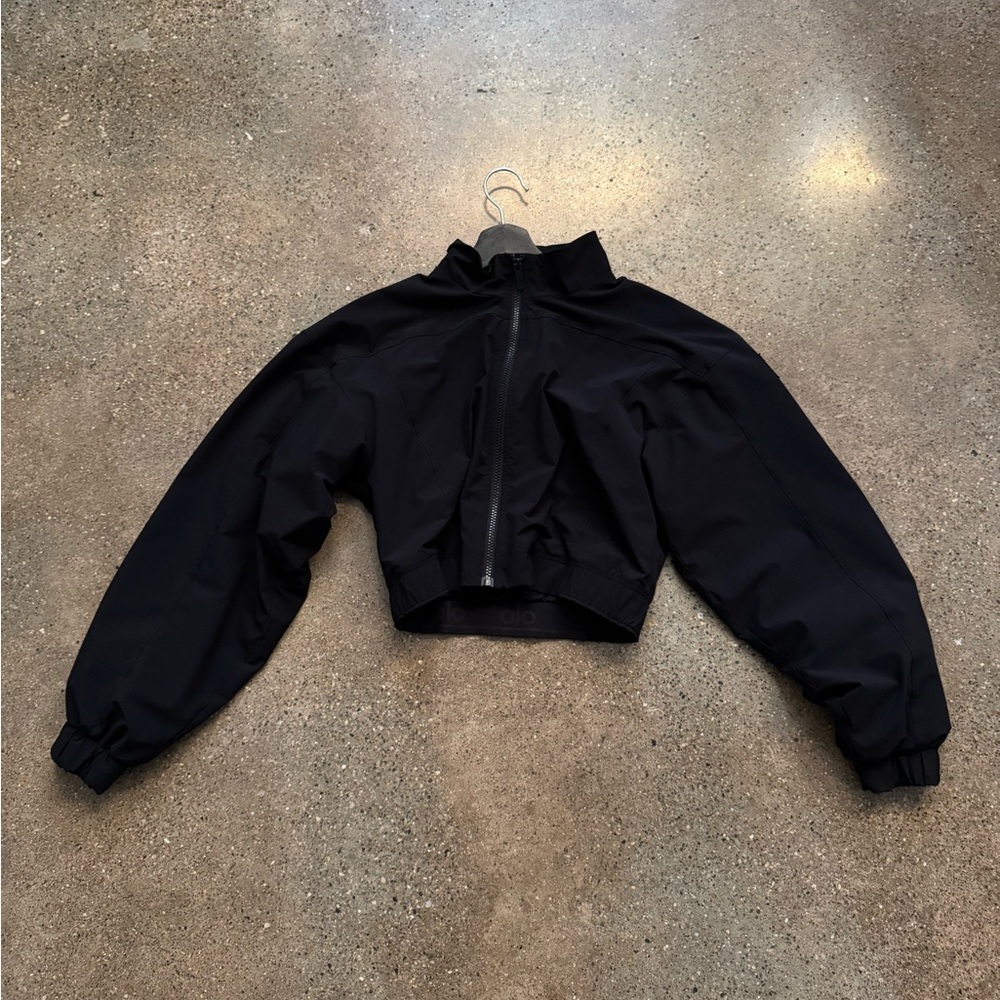 Alo Cropped Women's Black Jacket